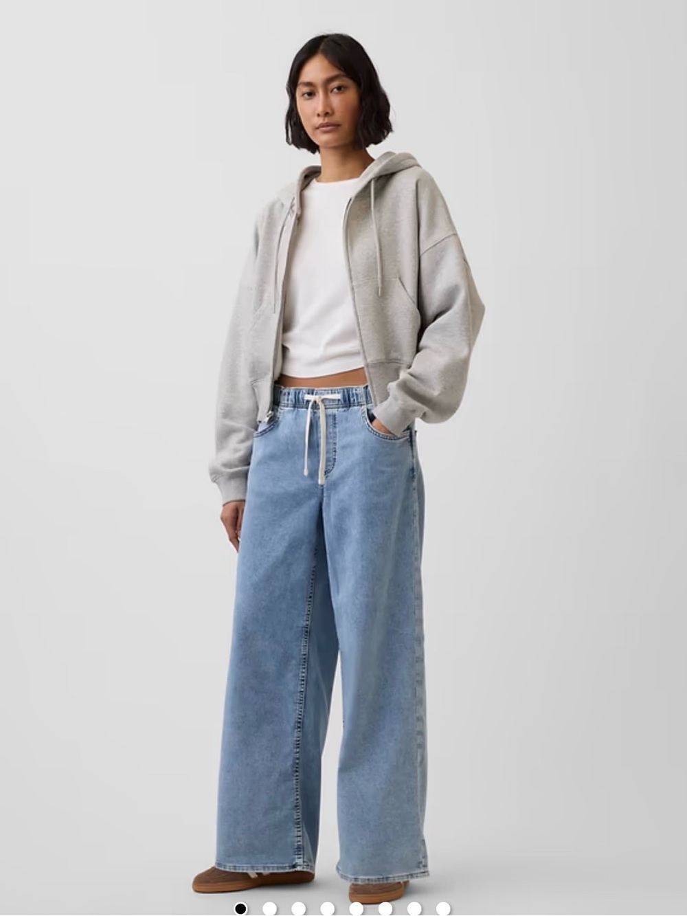 GAP Light Blue Wide Leg Jeans